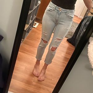 American Eagle Distressed Jeggings ✨